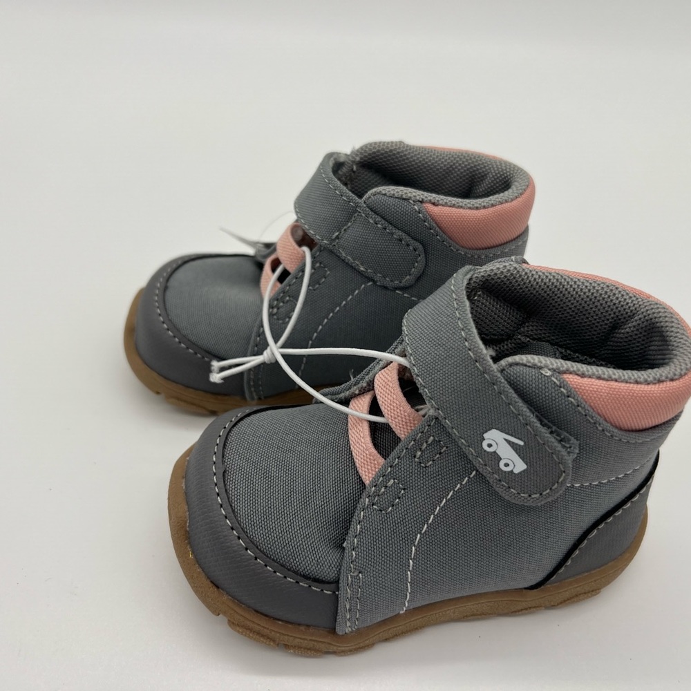 Cat&Jack Toddler Pryor Light Gray Sneakers Hook and Loop Fasteners